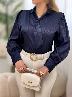 شومیز کرواتی مدل نیلوفر کد 50199