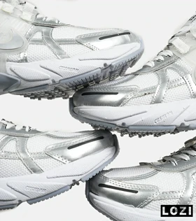 کفش کتانی مردانه و زنانه سفید طوسی Nike cushlon