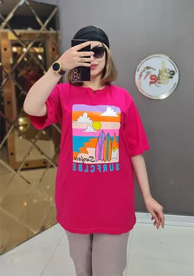تیشرت لانگ ساحل