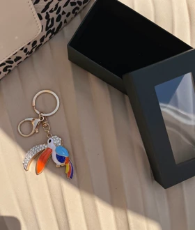 آویز کیف چارم parrot جعبه دار