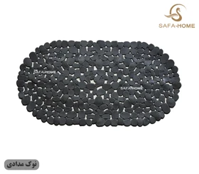 زیر دوشی حمام سیلیکونی طرح سنگ ضدلغزش سایز 4575 (نوک مدادی)