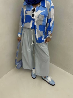 شومیز تک جیب COLORFUL