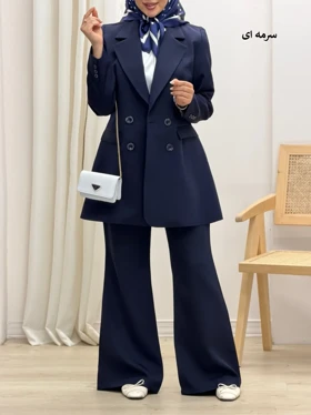 4253-کت و شلوار کارامل