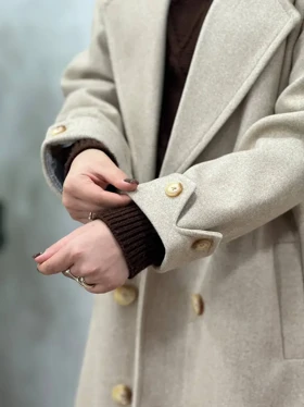 پالتو فوتر بلند آستردار آیسو آهو 1