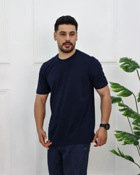 تیشرت بیسیک یقه گرد 0864
