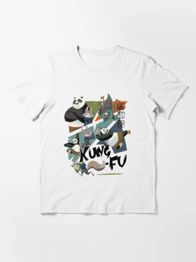 تیشرت kung fu panda طرح kung fu panda 4 کد 199610