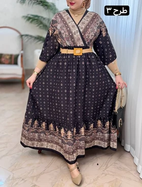 پیراهن فلور سیما 3178