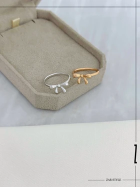 انگشتر پاپیون آینه‌ای