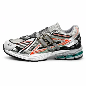 کتانی مردانه نیوبالانس طوسی نارنجی New BALANCE 1906