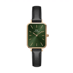 ساعت دنیل ولینگتون زنانه مستطیلی بندچرم صفحه سبز DW-4698-L