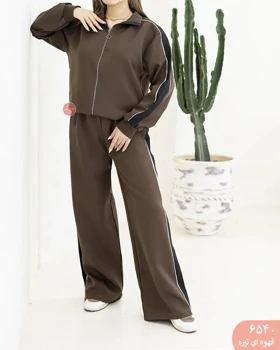 ست سویشرت شلوارمغزی دوزی 6540