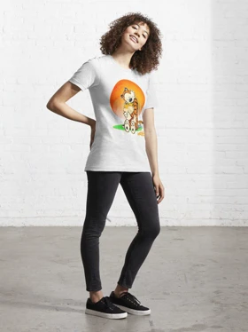 تیشرت Tintin طرح لوگو calvin and hobbes