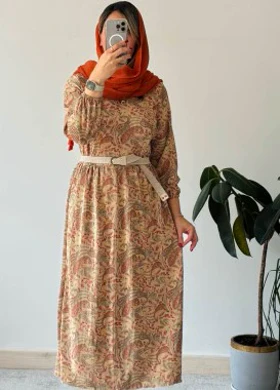 مانتو پیراهن پلیسه گلناز