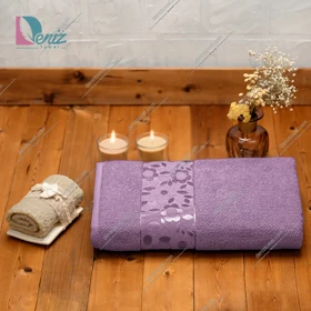 حوله استخری طرح سورپرایز رنگ بنفش روشن