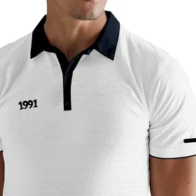 تیشرت یقه دار ورزشی مردانه 1991 مدل POL1924 W