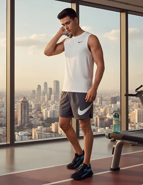 تاپ ورزشی مردانه نایکی Cool Grid M