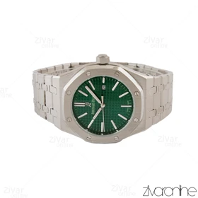 ساعت اودمار پیگه (AP) مردانه صفحه سبز ایندکس خطی 105262