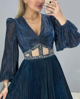 پیراهن ماکسی پلیسه