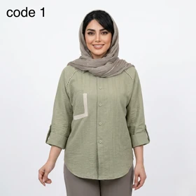 شومیز صوفیا ژاکارد مدل مهدیه علیدسا