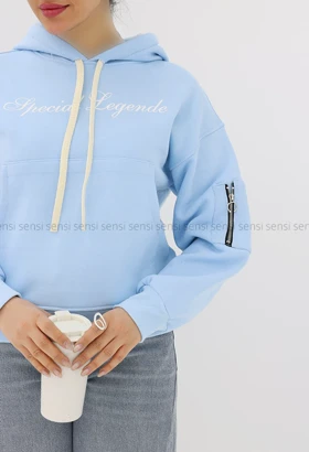 هودی باکسی فونت بغل زیپ کد1005147