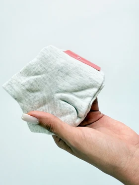 جوراب مچی نخ پنبه ساده طوسی روشن
