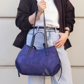 کیف دوشی زنانه Women Shoulder Bag A34 (سورمه‌ای)