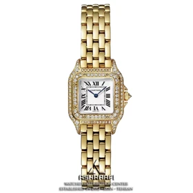 ساعت کارتیه پنتر طلایی Cartier Panthere S-64X GWD