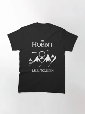 تیشرت کلاسیک ارباب حلقه ها | تیشرت Lord Of The Rings طرح Hobbit Lord Of The Rings کد 114626