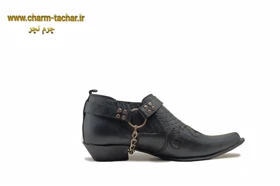نیم بوت تگزاسی مجلسی چرم طبیعی