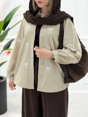 مانتو گلدوزی سنجاقک (سیمانی)