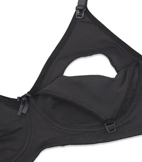 سوتین شیردهی نخی Neev نیو کد Celine 612 مشکی Black