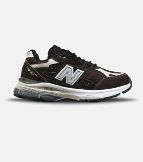 کفش کتانی مردانه و زنانه قهوه ای NEW BALANCE 990 مدل 8748