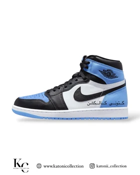 کتانی ویتنامی نایک ایر جردن وان ساق‌دار Nike Air Jordan 1 Retro High UNC Toe