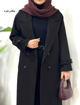 پالتو فوتر بلند آستردار بهگل