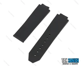 بند رابر ساعت هابلوت مردانه رنگ مشکی Watch-Strap-2204-G-L