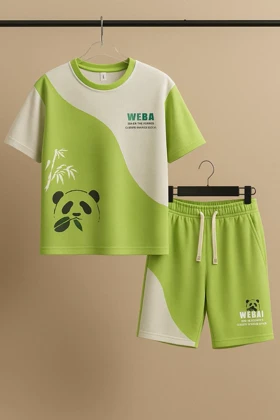 ست تیشرت شلوارک وارداتی طرح دار