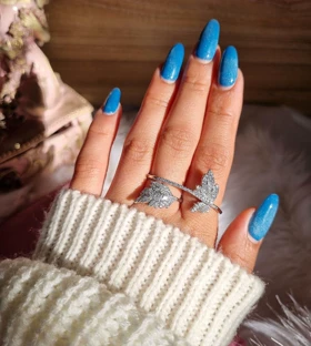 انگشتر جواهری 2انگشتی