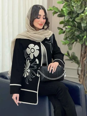 مانتو طرح گل لیا