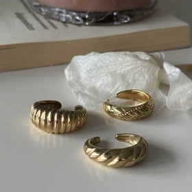 انگشترای فول استیل مشابه طلا