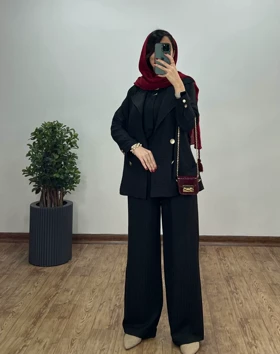 ست کت و شلوار شانتون آینام