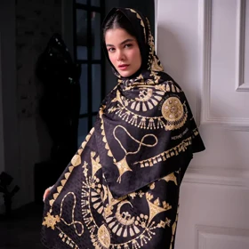 شال ابریشم ژاکارد هرمس جواهر 20191