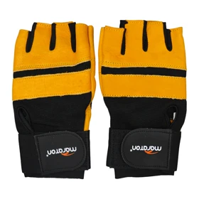 دستکش بدنسازی ماراتن مدل 402L840 خردلی