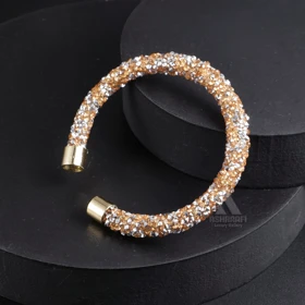 دستبند کریستالی Crystal Bracelet SRG01 (طلایی)