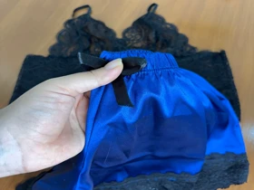 ست نیمتنه گیپور و شلوارک مدل 111