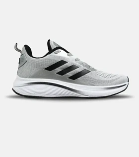 کفش کتانی مردانه و زنانه طوسی مشکی ADIDAS BONCE