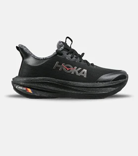 کفش کتانی مردانه و زنانه مشکی HOKA مدل 7729