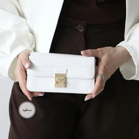 کیف زنانه مجلسی مدل مایکل (سفید)