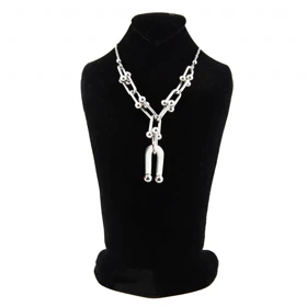 گردنبند زنانه طرح زنجیر