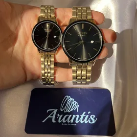 ساعت سیتیزن ست طلایی صفحه مشکی s-0944