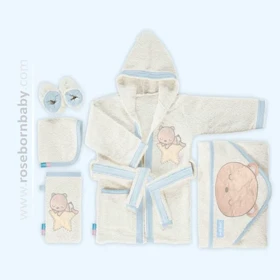 سرویس حوله رزبرن پنج تکه roseborn lovey bear